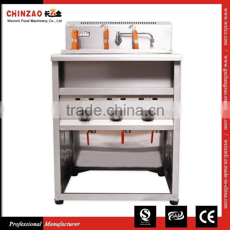 Free Standing Gas Noodle Cooking Machine Pasta Cooker 6 Baskets