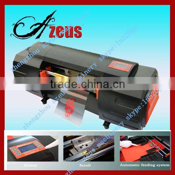 Automatic hot foil stamping used machine for wedding cards leather