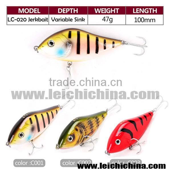 in stock VMC hook floating pike lure jerk bait