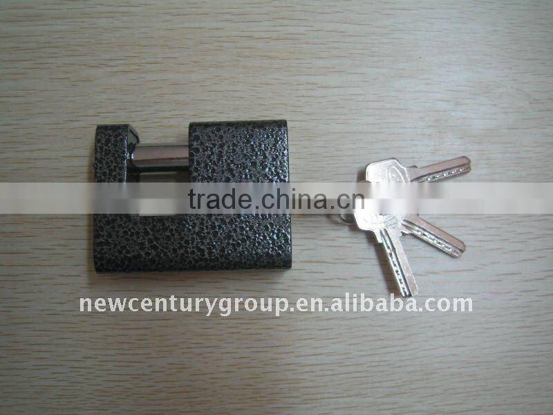 side open anti theft guard padlock