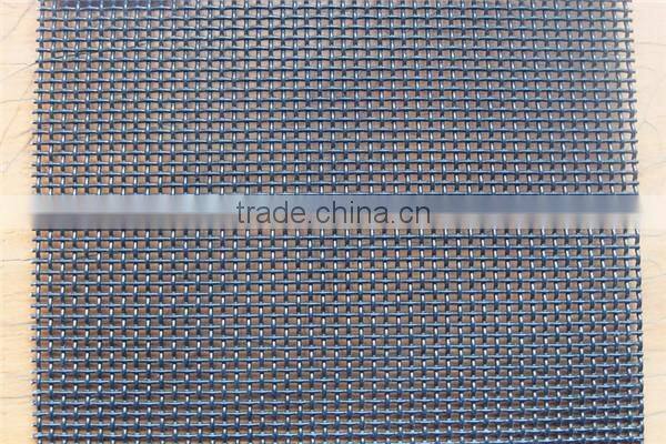 stainless steel security bullet proof mesh on window flame