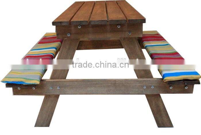 High Quality Outdoor Kids Children Wooden Picnic Table