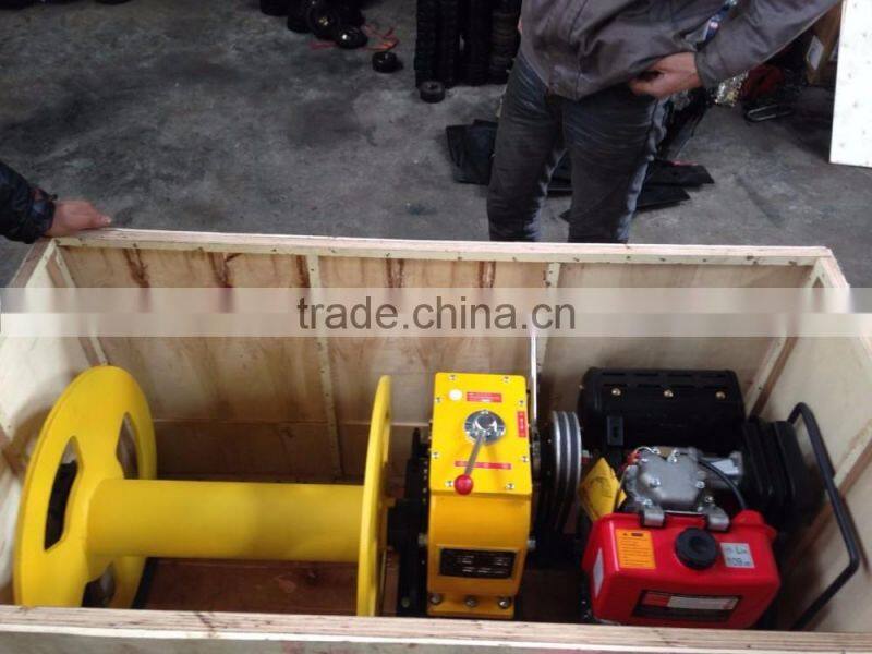 3 Ton diesel engine wire rope hoist winch puller winch