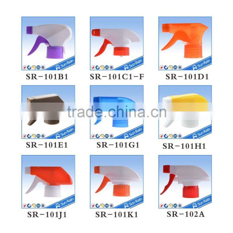 China-made color customized plastic trigger sprayer 28/410 for garden