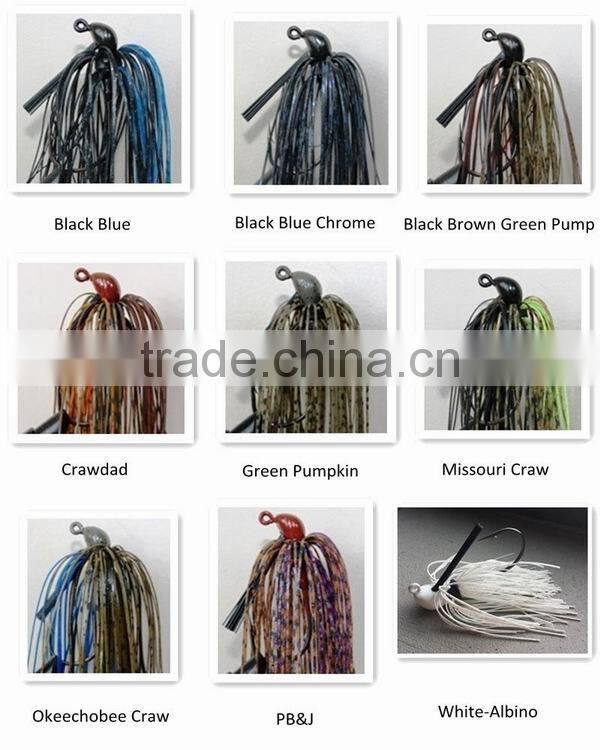 tungsten jig head more sensitive than lead