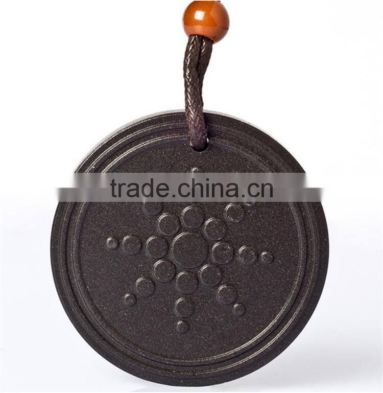 Quantum Scalar Energy Pendant Health Necklace Lava Material