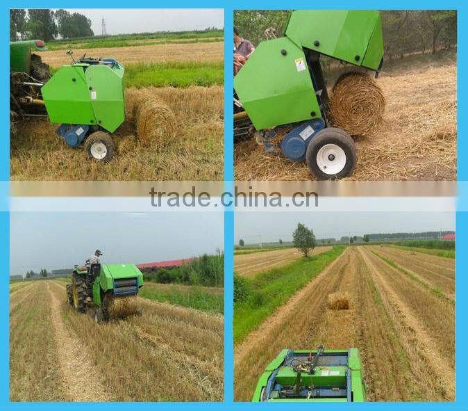 FXM hot Manufacturer CE hydraulicmachine small round hay baler for mini tractor