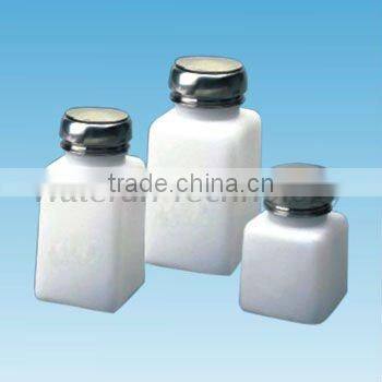 White ESD alcohol dispensing bottle