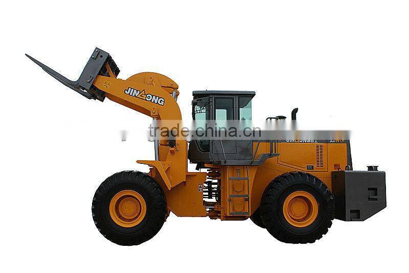 JGM761FT21 21ton stone forklift loader JINGONG telehandler
