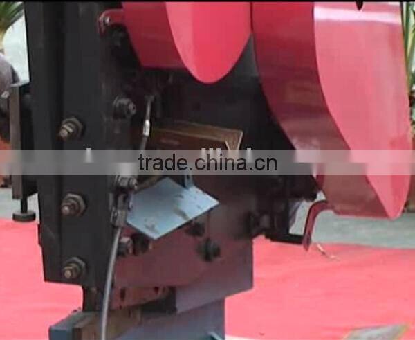 electric flat steel punching machine for 8mm thickness metal