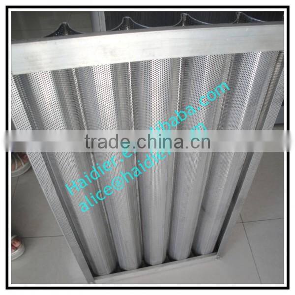 Aluminum alloy perforated 5 grooves teflon french baking pan/french baguette tray for oven