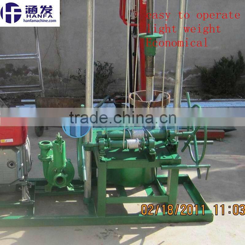 small portable water well drilling rig HF80