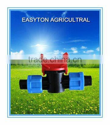 Off take Tape Valve with T Grommet ;irrigation drip tape fitting