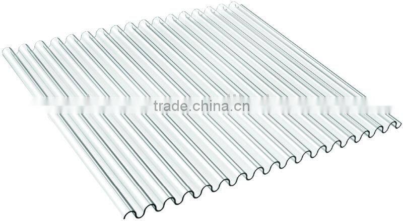 Optical Grade UV coated Extruded Plastic Polycarbonate Corrugated Clear Sheet (Valuview clear MINI)