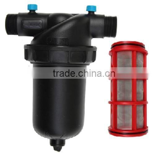 Drip irrigation tape equipment 1.5"T-Type screen filter gor agriculture