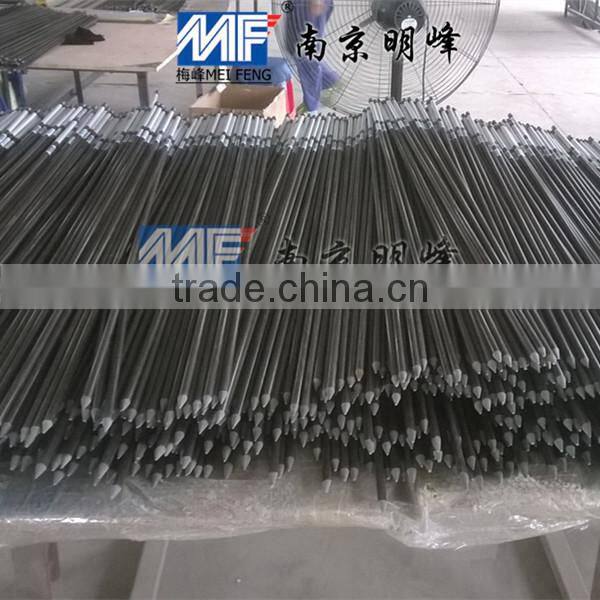 Nanjing Factory Brown fiberglass driveway reflective marker wth SS Cap