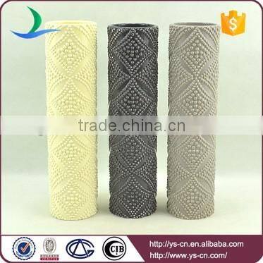 Home wedding decoration colorful chinese tall slim vase