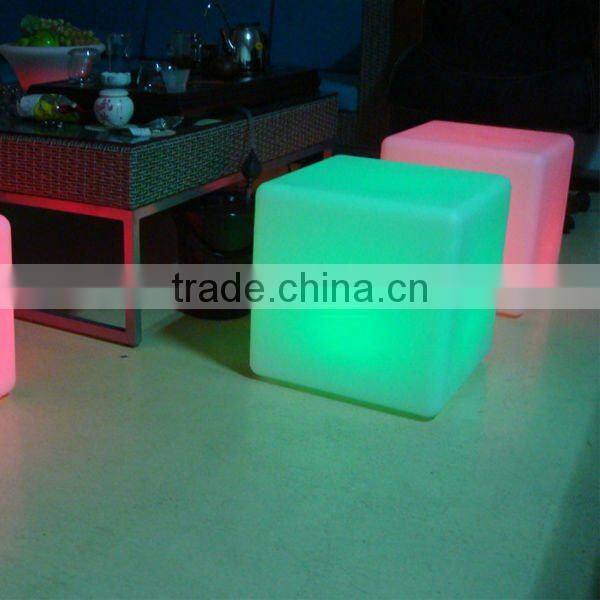 Living Room Color Changing LED Cube Chair