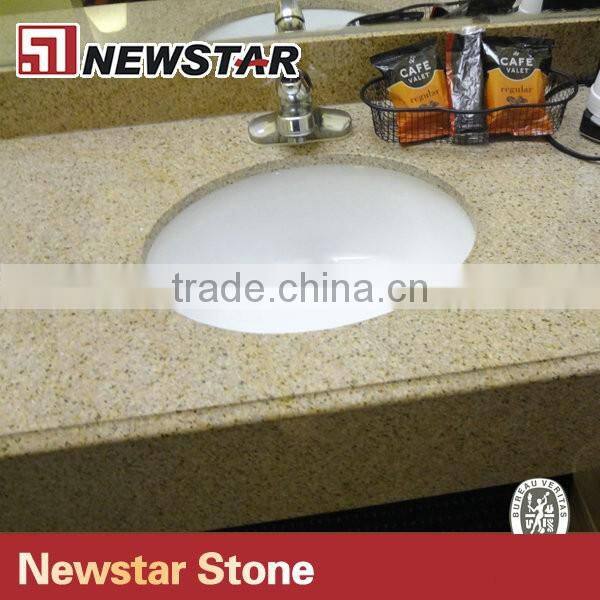Newtar custom prefab granite bathroom countertop