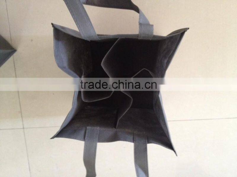 Custom Wine bottle non woven bag for promotion