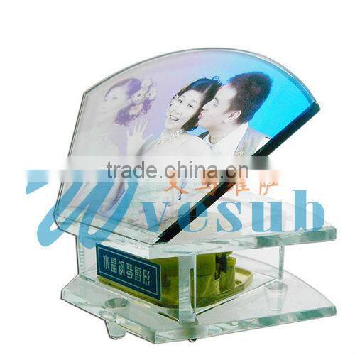 2015 new arrive DIY Sublimation blank crystal cubes for engraving