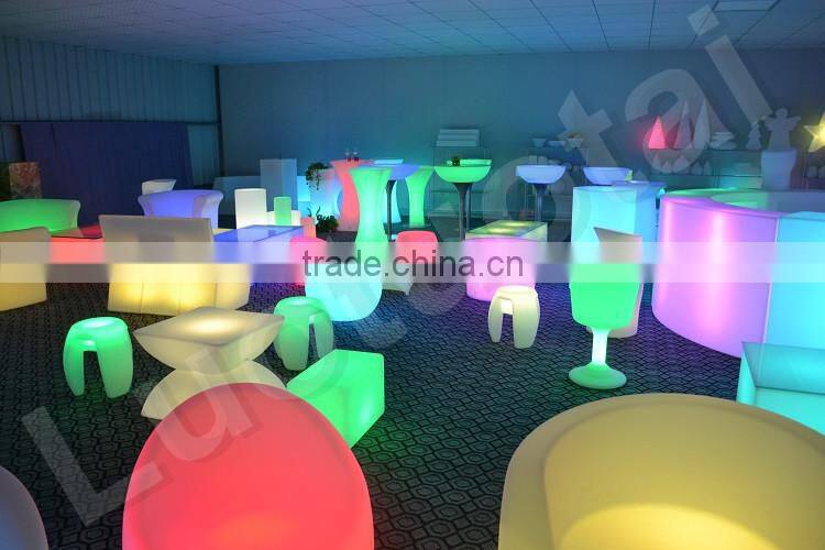 Waterproof LED garden furniture battery operated illuminated LED flower pot planter