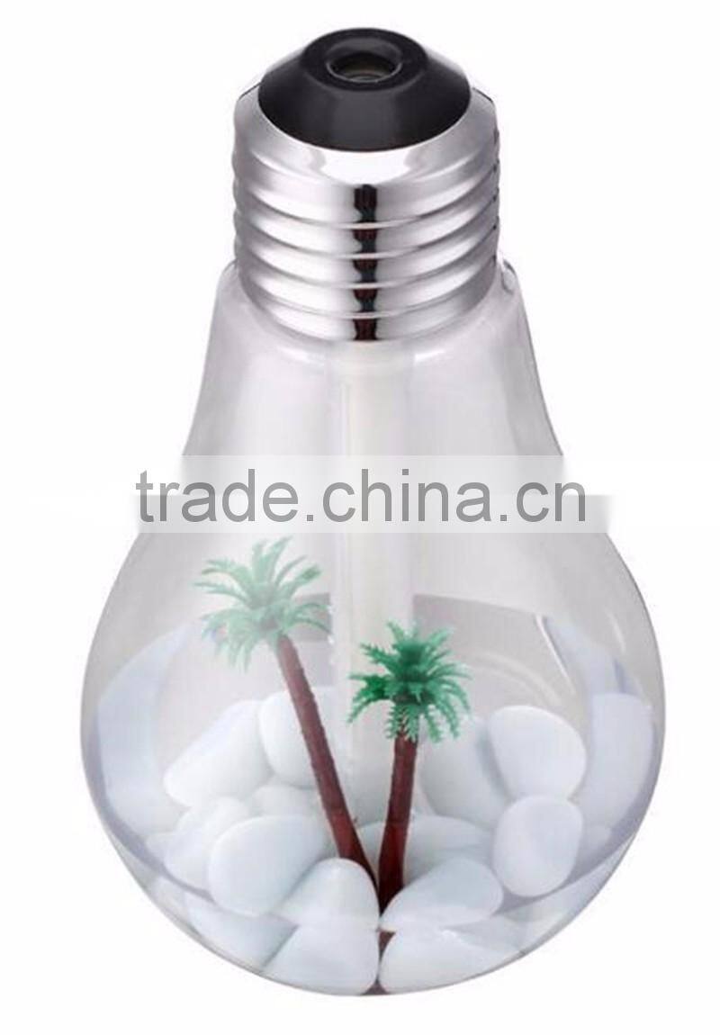 bulb humidifier 2016 Newest Mini humidifier night lights humidifier Colorful bulbs humidifier