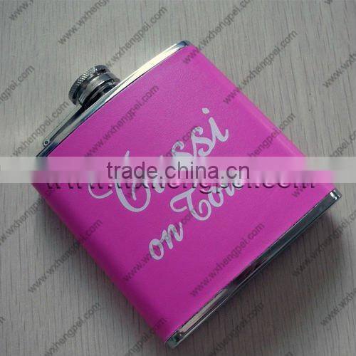 6oz pink flask for women