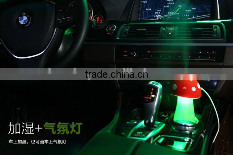Factory Mushroom Light Lamp Humidifier, House/Office Table Mini Air Humidifier
