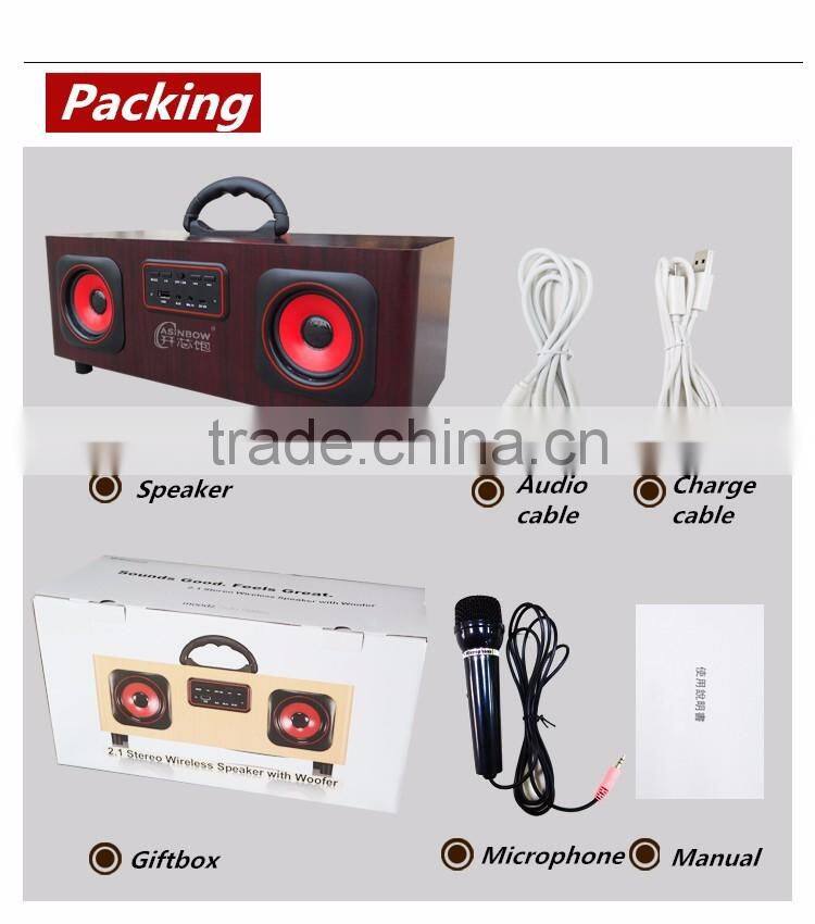 2017 Hot Cube Ratro Loudspeaker, High Fidelity 3D Sound Quality Dual Speaker Stereo Bluetooth Speaker With Microphone TF Card