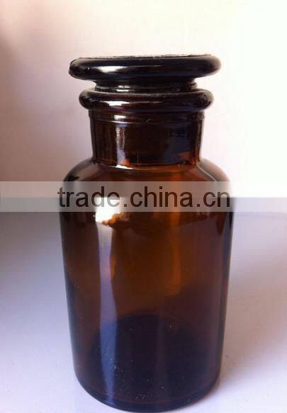 500ml Wide Mouth Glass Reagent Bottle with glass stopper