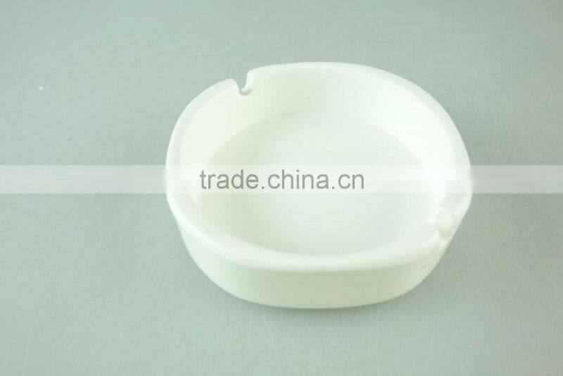 stock cheap ceramic ashtray round shape , wholesale ashtray