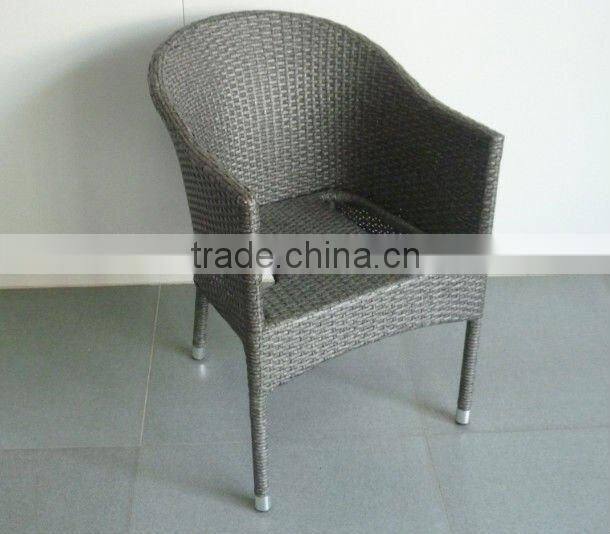 aluminum frame outdoor stackbale arm chair