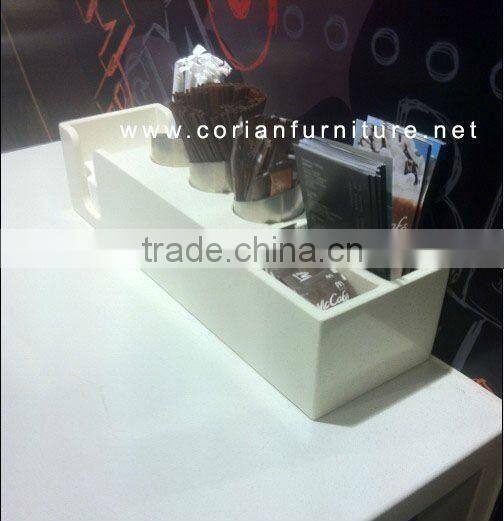 Acrylic solid surface made special design vase