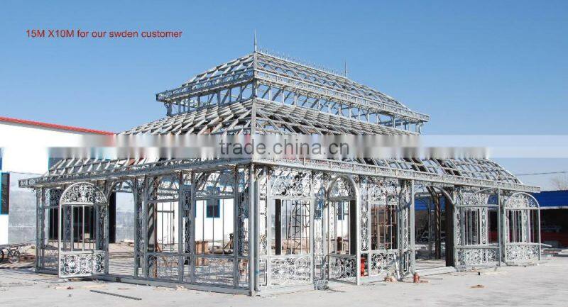 Victorian Glass House /Sun Room /Winter Garden Price HS-GREENHOUSE-161222