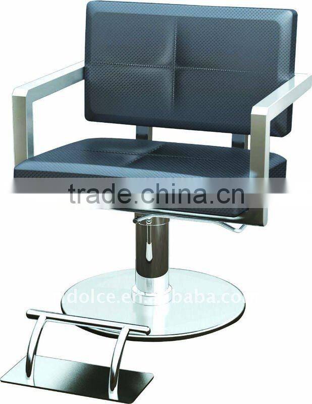 Round Base Modern Hydraulic barber chair hair cutting chairs with pedal wholesale barber supplies F-TKSS14