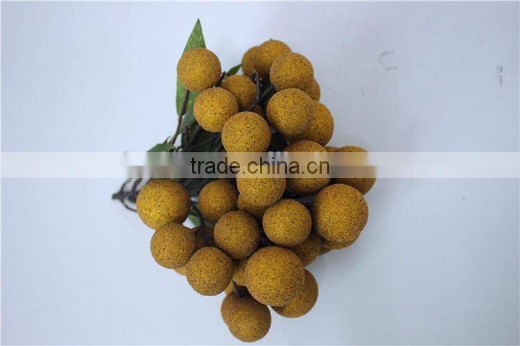 plastic fruit decoration artificial longan Chinese characteristic fruit