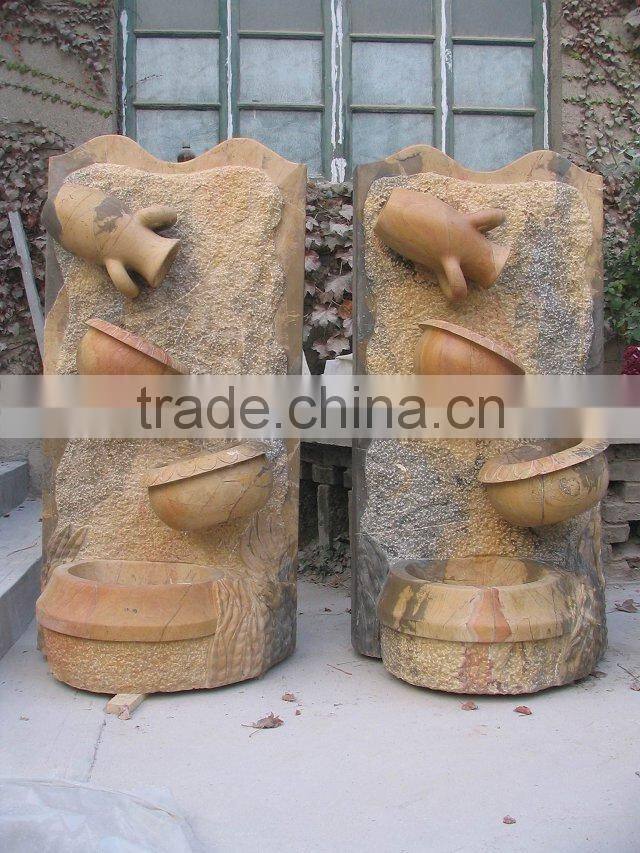 Wall Mounted Garden Fountain Four Outdoor or Indoor Use