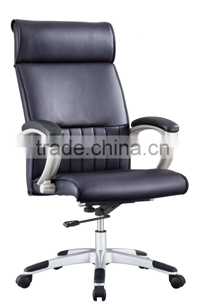 High back leather comfortable air conditioned office chair