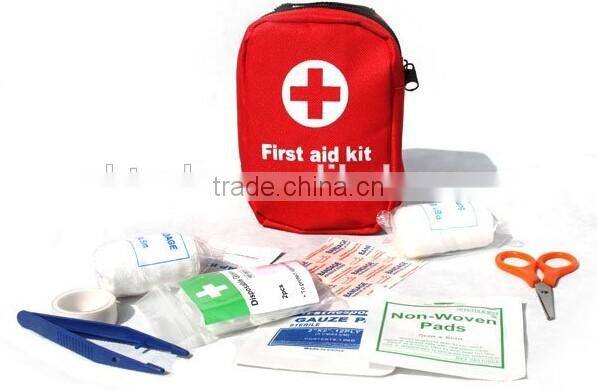 Outdoor sport travel basic first aids kit