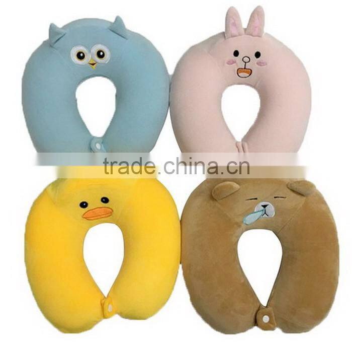 Funny Shape Cartoon Animal Memory Foam Neck Pillow