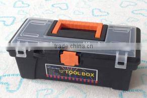 10" plastic suitcase tool box with handle for carring