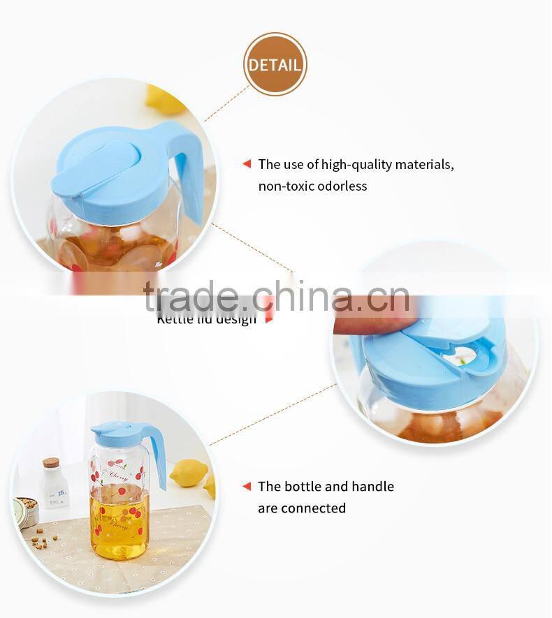 High quality transparent New plastic cold kettle with color print