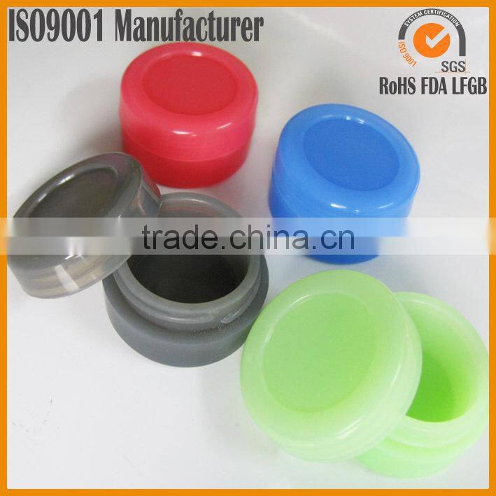 bho jars silicone customized bho oil container clear bho jars