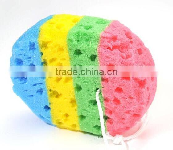 Natural seaweed bath sponge/ Algae bath sponge with a suction cup