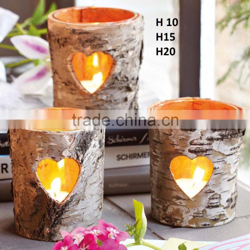 Natural wooden hanging christmas ornaments decoration
