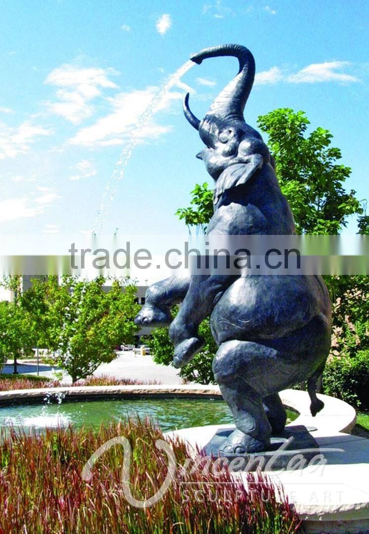 Elephant Fountain Bronze Water Garden Fountain