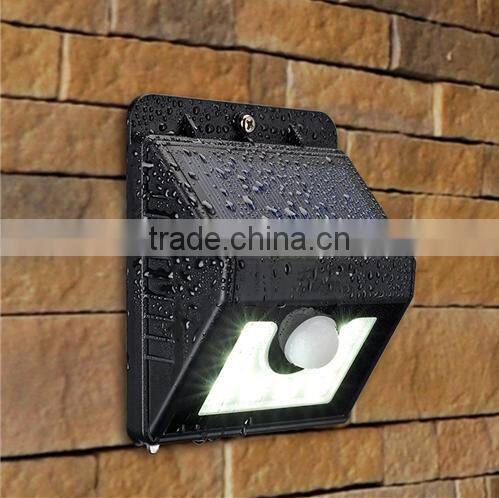 Solar PIR Sensor Lamp , 8Led Waterproof Wireless Security Solar Powered Wall Light Movement Activitive Light 3 Mode