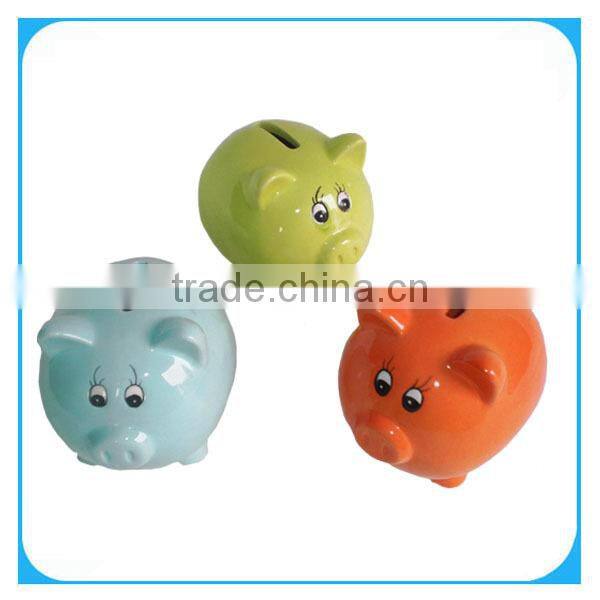 ceramic custom made coin bank