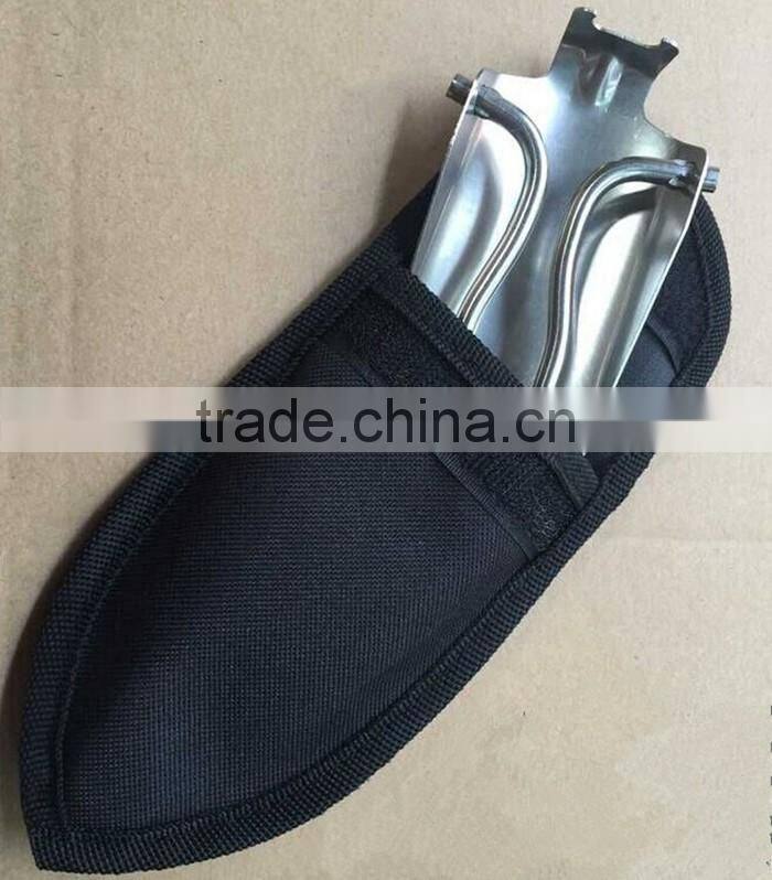 Hot folding stainless steel mini shovel for fishing necessity